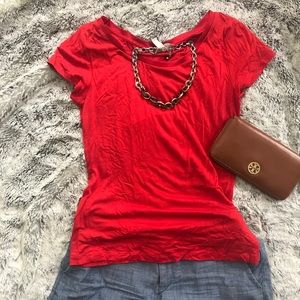 ❣️ Banana Republic Petite Small red shirt ❣️